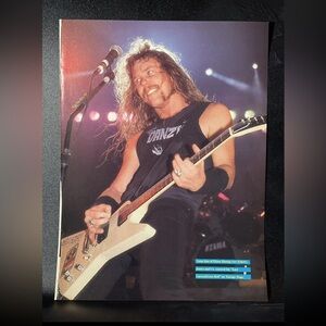 Metallica’s James Hetfield pinup